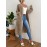 Fashionable Women's Fleece long coat, elegant Women's versatile cardigan, double pocket solid color long sleeved autumn and winter style