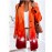 Plus-Size Women's Oversized Collar Button-Front Jacket - Winter-Ready Green & Golden Triangle Print Coat, Machine-Washable Casual to Formal Outerwear with Pockets, Wrinkle-Resistant Layering Piece (No Transparency)