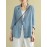 Plus Size, Women's Plus Size Burgundy (or solid colors) Jacket - Elegant Collar Blazer-like Coat with Single-Button Closure, Lightweight Structured Blouse Jacket for Spring/Summer, Casual & Formal Events - Machine Washable - Solid Burgundy & Neutral Tones Available - Solid Color with Collar & Single-Button Front Closure - Suitable for Warm Weather - Chic & Sophisticated Blazer Jacket, Blazers For Women Plus Size, Plus Size Womens Blazer, Black Blazer For Women Plus Size,